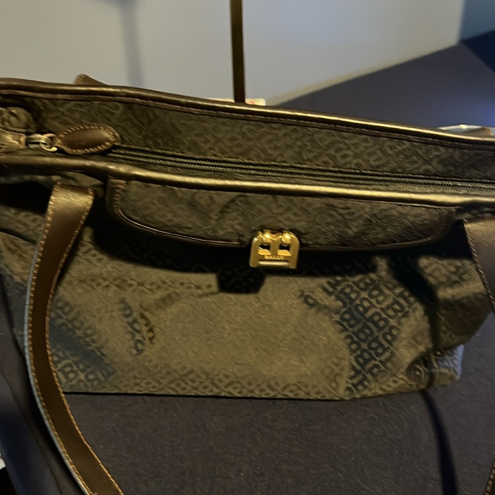 Bally Black and Brown Shoulder Bag - Picture 9 of 16